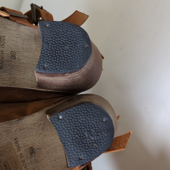 FREE PEOPLE Women Canton Heel Brown - Size 38 EU or US 7.5 - Picture 15 of 16